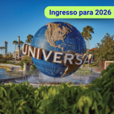 Universal 2026 - All Parks Ticket (Com data agendada)