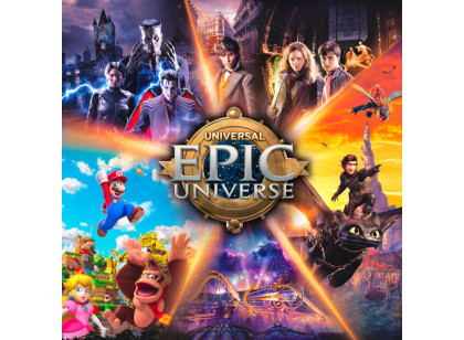 UNIVERSAL - Single Day Base PLUS 1-Day Universal Epic Universe Ticket (Com data agendada)